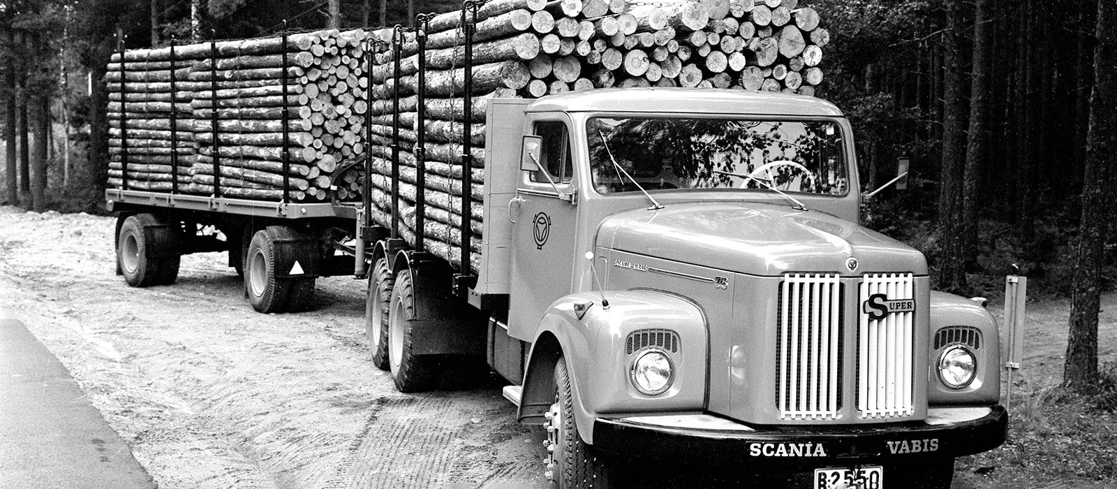 1961 год Scania с двигателем ds10 с турбонаддувом